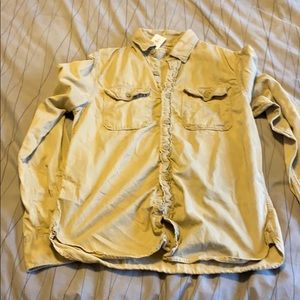 Abercrombie and Fitch new large button down shirt